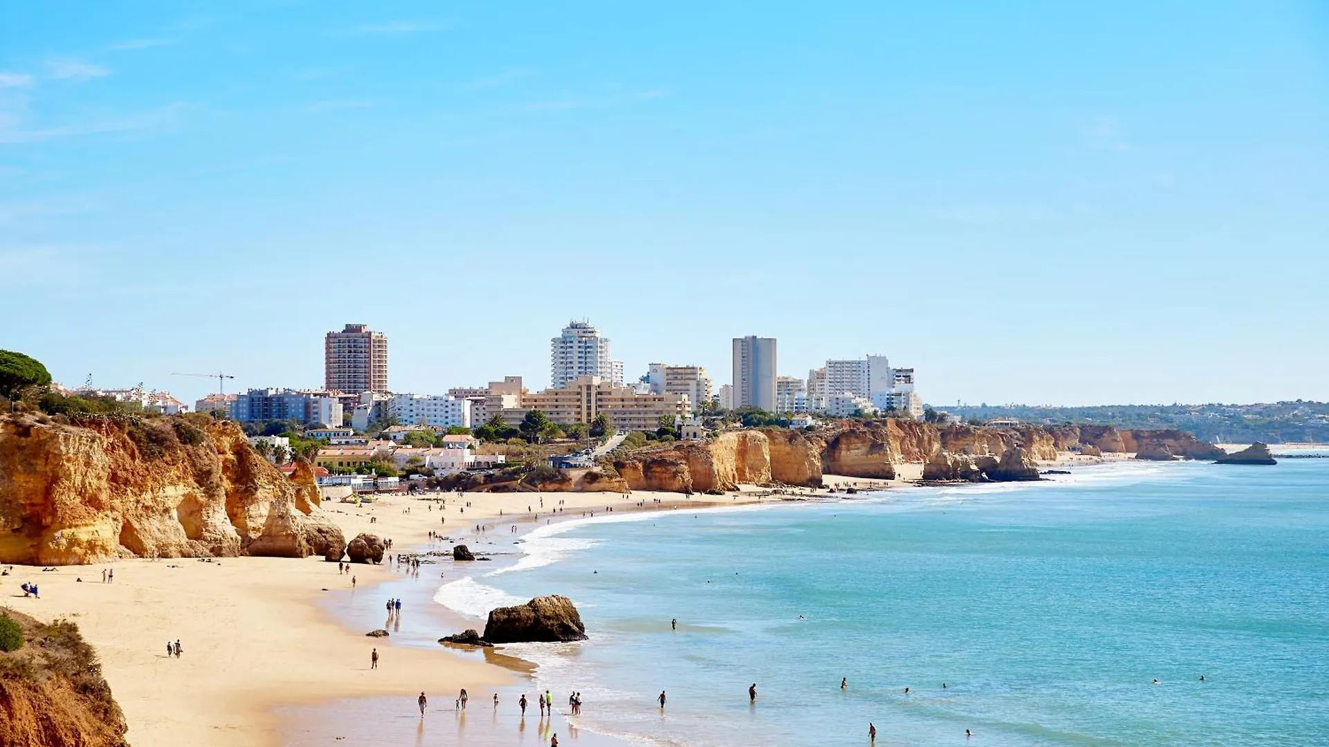 Mcrame Design Apt Sea View, Beachfront, Swimming Pool, 2Bdr, 2Bar, 6 Pax, Praia Da Rocha Portimao Apartment